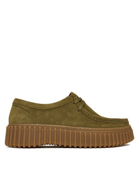 Clarks Туфлі Clarks Torhill Bee 26184586 Хакі