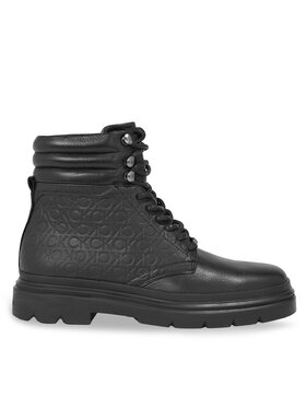 Calvin Klein Outdoorová obuv Calvin Klein Combat Boot Mono HM0HM01211 Čierna