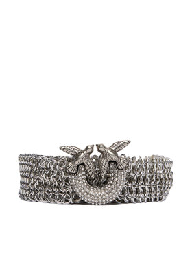 PINKO Cintura da donna PINKO Strass Buckle Belt H2 105878 A2X8 Argento