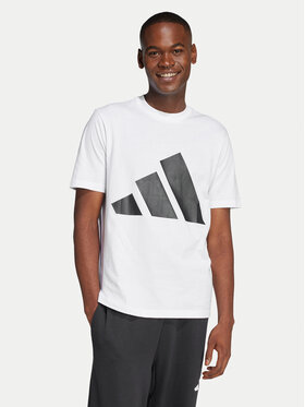adidas adidas Футболка Essentials Big Logo JE8943 Білий Regular Fit