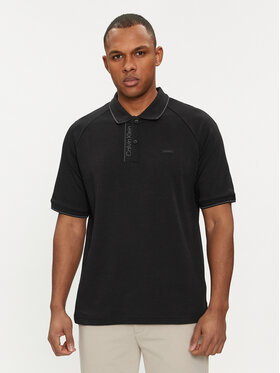 Calvin Klein Calvin Klein Polo Logo Tape K10K112463 Negro Regular Fit