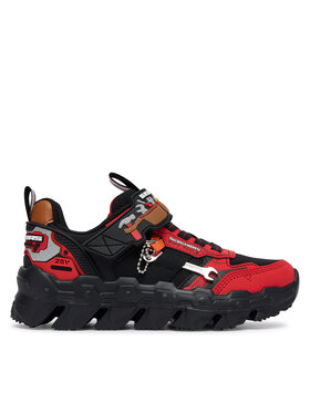 Skechers Снікерcи Skechers Mega-Flex Lite - Tuff Toolz 402130L/RDBK Чорний