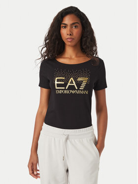 EA7 Emporio Armani EA7 Emporio Armani Camiseta 7W001444 AF10373 MC004 Negro Slim Fit