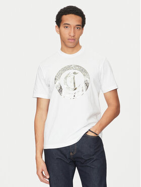 Just Cavalli Just Cavalli Футболка 78OAHT14 Білий Regular Fit