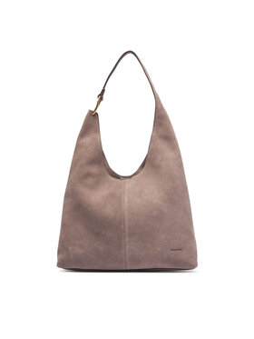 Calvin Klein Τσάντα Calvin Klein Slouchy Suedelarge Shoulder Bag LV04F3690G Καφέ