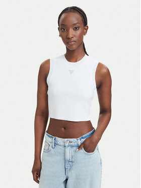 Guess Guess Топ W4GZ34 Z3F40 Білий Slim Fit