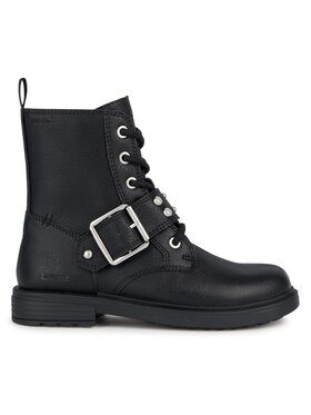 Geox Stiefeletten Geox Jr Eclair J369QD 000BU C9999 S Schwarz