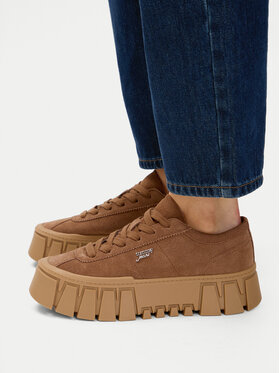 Tommy Jeans Sneakers Tommy Jeans Platform Sneaker EN0EN03132 Marrone