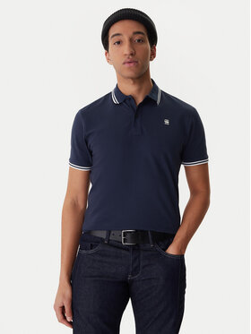 G-Star G-Star Raw Поло Dunda D17127-5864 Cиній Regular Fit