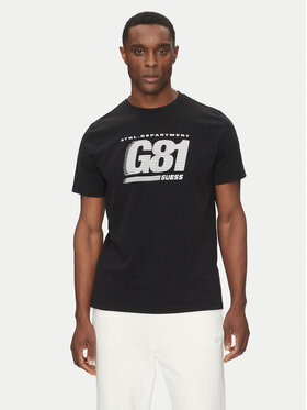 Guess Guess Футболка Z5GI06 I3Z14 Чорний Regular Fit