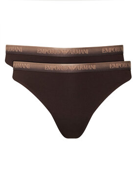Emporio Armani Underwear Emporio Armani Underwear Brazilinių kelnaičių komplektas EW000402 AF25572 U6279 Tamsiai ruda