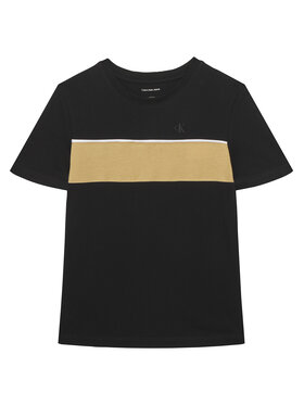 Calvin Klein Jeans Calvin Klein Jeans Camiseta Panel Colorblock IB0IB02609 Negro Regular Fit