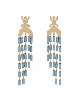 Patrizia Pepe Náušnice Patrizia Pepe 2J2512/M059-C210 Modrá