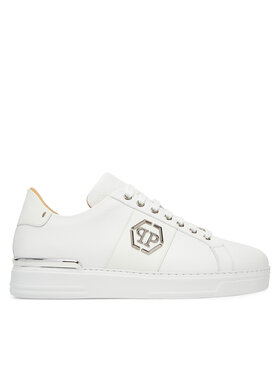 PHILIPP PLEIN Sneakersy PHILIPP PLEIN PAES USC0768 PLE005N01 Biela