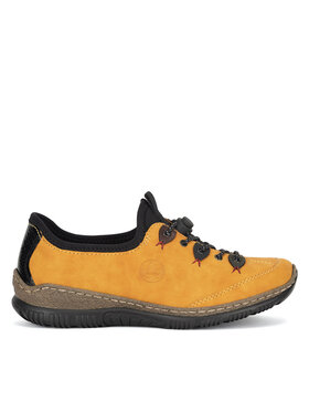 Rieker Īsi apavi Rieker N3271-68 Dzeltens