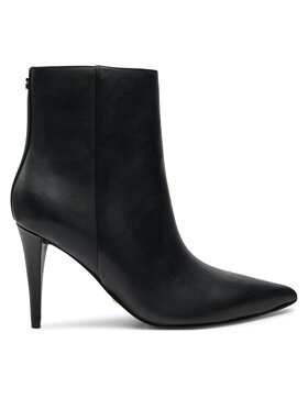 Guess Īsie zābaki Guess Slinks FLFSLI LEA10 Melns