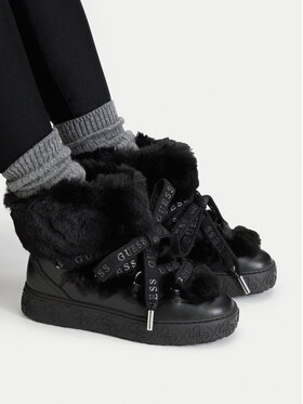 Guess Sněhule Guess FLFUEK FUR10 Černá
