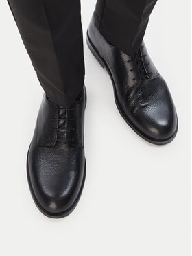 Calvin Klein Pusbačiai Calvin Klein Ess Rubber Derby HM0HM02268 Juoda