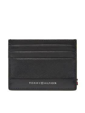 Tommy Hilfiger Kredītkaršu turētājs Tommy Hilfiger Th Foundation Cc Holder AM0AM13506 Melns
