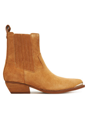 Guess Kovbojské topánky Guess FLTLN2 SUE10 Hnedá