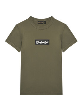 Napapijri Napapijri T-shirt S-Chamois NP0A4HYL D Verde Regular Fit