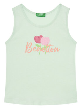 United Colors Of Benetton United Colors Of Benetton Top 3I1XGH012 Zelena Regular Fit