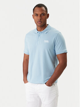 KARL LAGERFELD KARL LAGERFELD Polo 745780 561235 Celeste Regular Fit