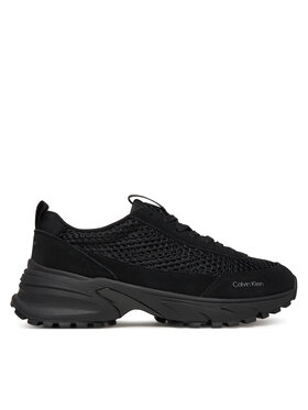 Calvin Klein Sneakersy Calvin Klein Hike Runner Lace Up Techmix YW0YW02030 Černá