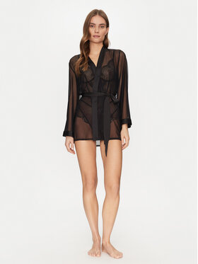 Hunkemöller Hunkemöller Халат Maxime 301490 Чорний