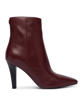 Guess Īsie zābaki Guess FLTRFF LEA10 Bordo