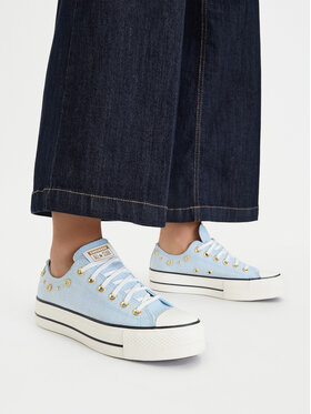 Converse Кеди Converse Chuck Taylor All Star Heathered Glam A17596C Голубий