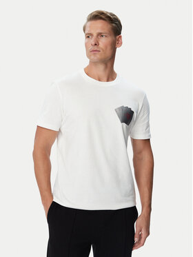 HUGO HUGO Camiseta Dahr  50568696 Crema Regular Fit