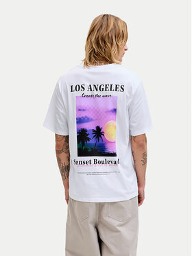 Jack & Jones Jack & Jones Camiseta City Photoprint 12288353 Blanco Regular Fit