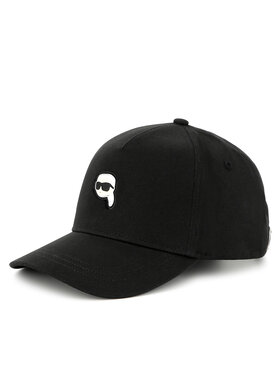 KARL LAGERFELD Шапка с козирка KARL LAGERFELD Z30398 Черен