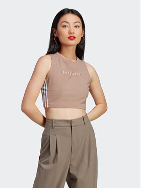 adidas adidas Топ Tank Top IQ3404 Коричневий