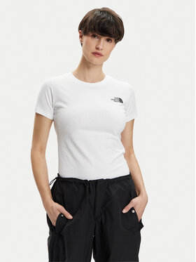 The North Face The North Face Póló Redbox NF0A87NM Fehér Regular Fit