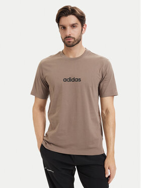 adidas adidas Футболка Essentials Linear KF2390 Бежевий Regular Fit