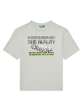 United Colors Of Benetton United Colors Of Benetton Футболка 35RYC10NC Сірий Regular Fit