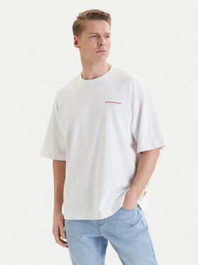 Americanos Americanos Camiseta W126-AMMTS-1017-01X Blanco Regular Fit