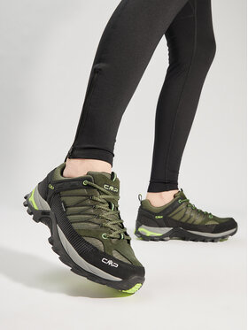 CMP Трекінгові черевики CMP Rigel Low Trekking Wp 3Q54457 Хакі