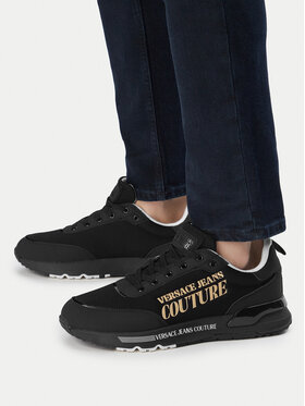 Versace Jeans Couture Снікерcи Versace Jeans Couture 80YA3SA5 Чорний