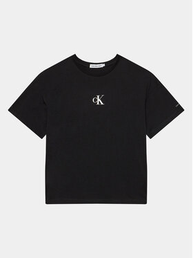 Calvin Klein Jeans Calvin Klein Jeans T-Shirt IG0IG02136 Schwarz Boxy Fit