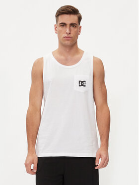DC Shoes DC Shoes Tank top Star Pocket Tt ADYZT05378 Λευκό Regular Fit