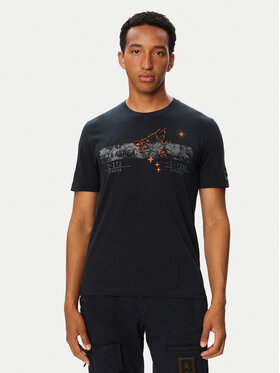 Aeronautica Militare Aeronautica Militare Camiseta 262TS2579UJ00750 Azul marino Regular Fit