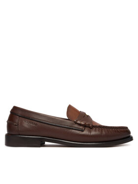Tommy Hilfiger Mokasini Tommy Hilfiger Penny Crust FM0FM05836 Rjava