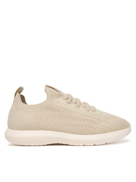 Tommy Hilfiger Laisvalaikio batai Tommy Hilfiger Th Knit Extralight Runner FW0FW09112 Smėlio