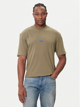 HUGO HUGO Camiseta Manche Courte Homme 50509991 Caqui Regular Fit