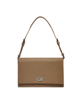 Calvin Klein Kabelka Calvin Klein Ck Elongated Shoulder Bag_Mono K60K613139 Béžová