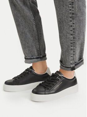 Tommy Hilfiger Sneakersy Tommy Hilfiger Chic Cupsole FW0FW09107 Czarny