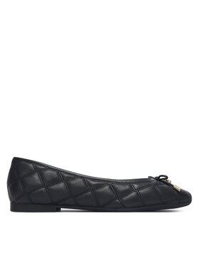 Tommy Hilfiger Ballerinas Tommy Hilfiger Charm Quilted Ballerina FW0FW09503 Schwarz